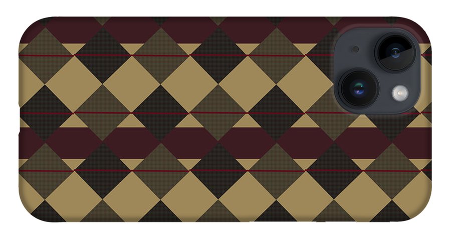 Checkered Brown Plaid - Phone Case