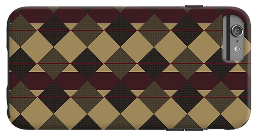 Checkered Brown Plaid - Phone Case