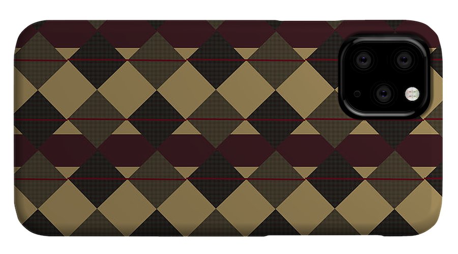 Checkered Brown Plaid - Phone Case