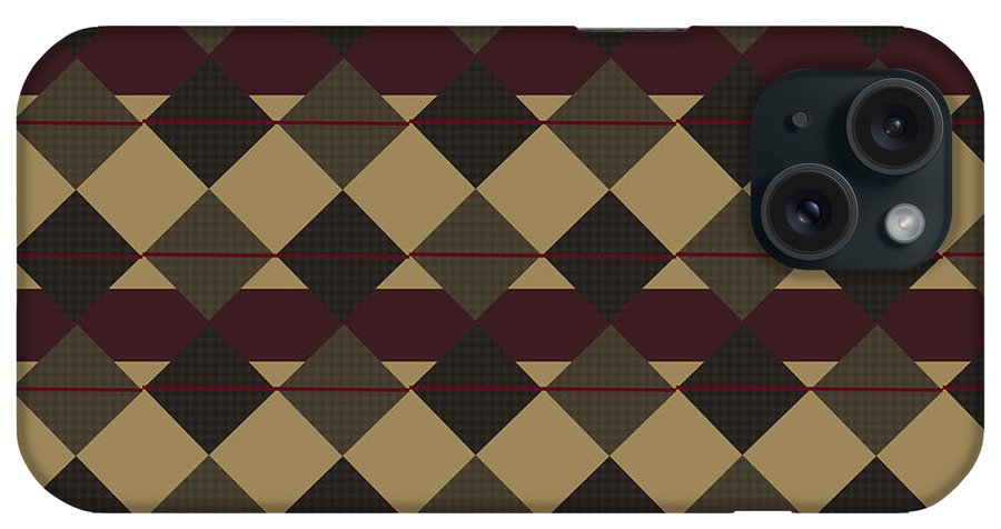 Checkered Brown Plaid - Phone Case