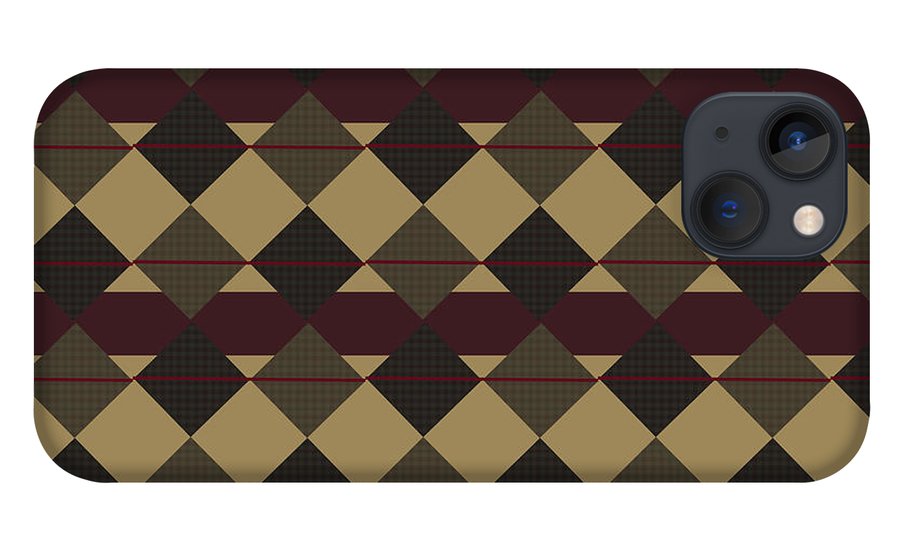 Checkered Brown Plaid - Phone Case