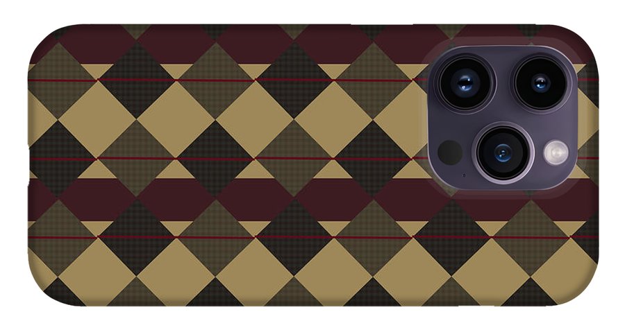 Checkered Brown Plaid - Phone Case