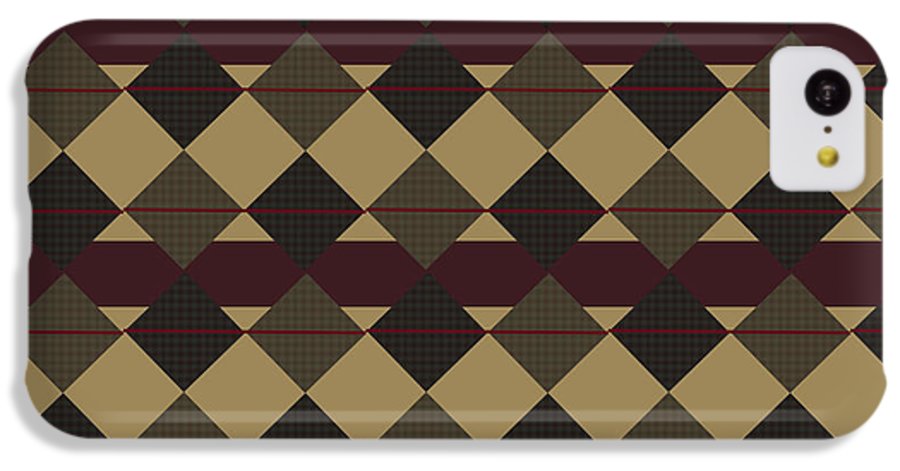 Checkered Brown Plaid - Phone Case