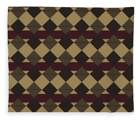 Checkered Brown Plaid - Blanket