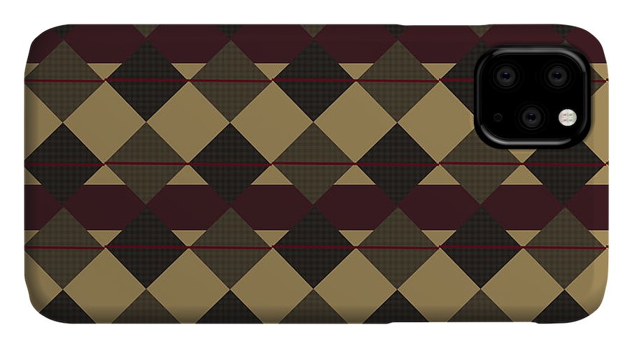 Checkered Brown Plaid - Phone Case