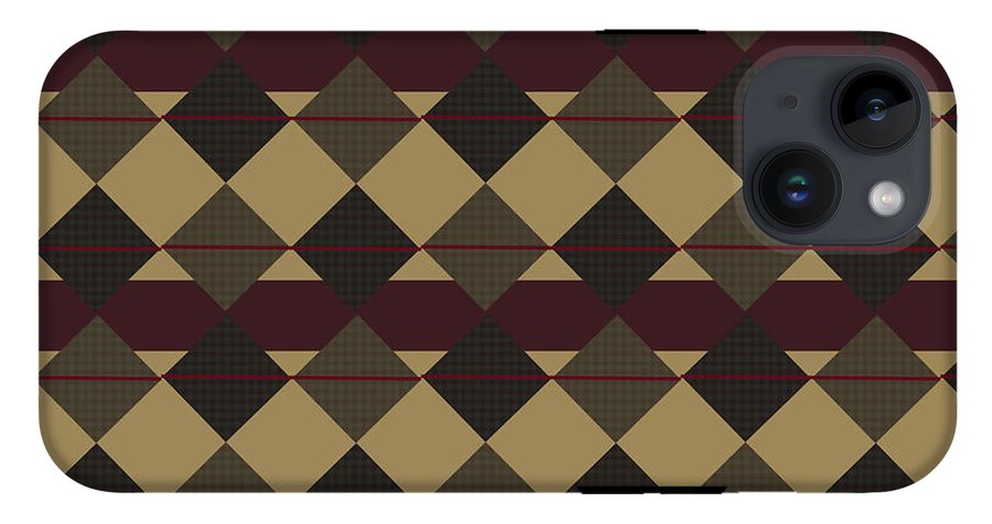 Checkered Brown Plaid - Phone Case