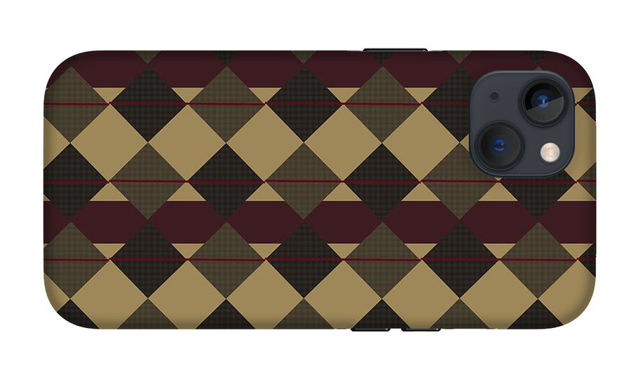 Checkered Brown Plaid - Phone Case