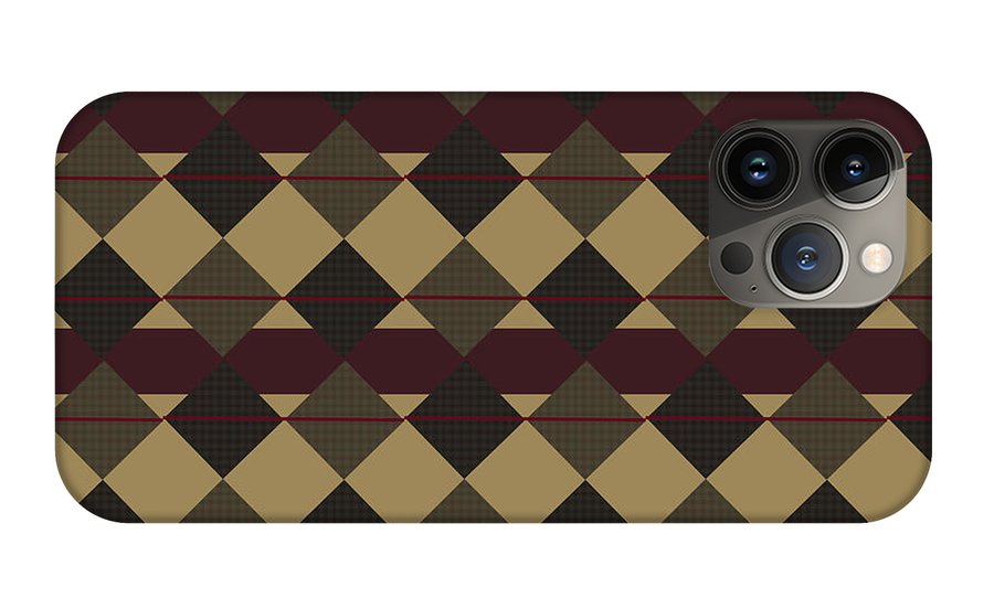 Checkered Brown Plaid - Phone Case