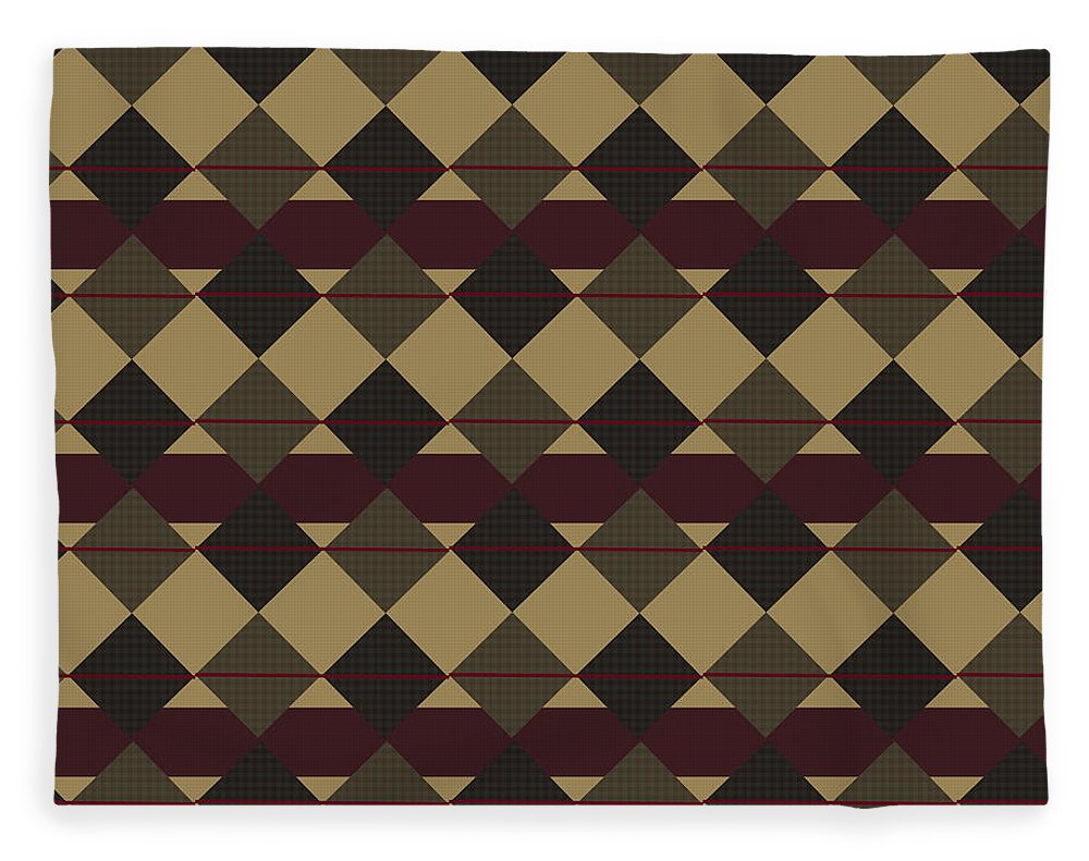 Checkered Brown Plaid - Blanket