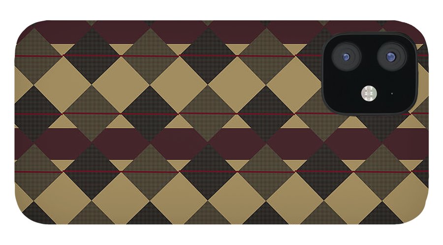 Checkered Brown Plaid - Phone Case