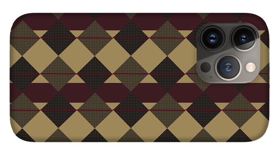 Checkered Brown Plaid - Phone Case