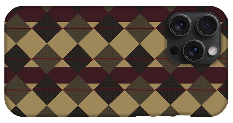 Checkered Brown Plaid - Phone Case