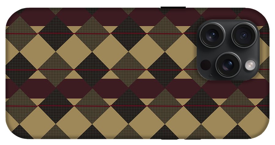 Checkered Brown Plaid - Phone Case