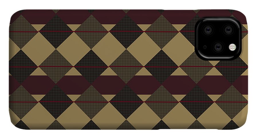 Checkered Brown Plaid - Phone Case