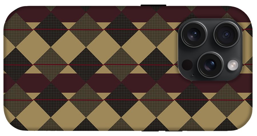 Checkered Brown Plaid - Phone Case