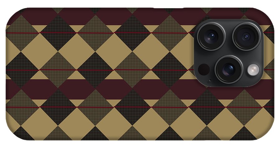 Checkered Brown Plaid - Phone Case