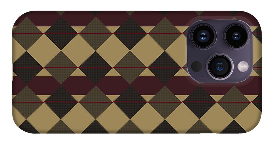 Checkered Brown Plaid - Phone Case