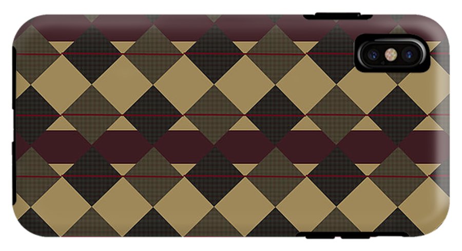 Checkered Brown Plaid - Phone Case