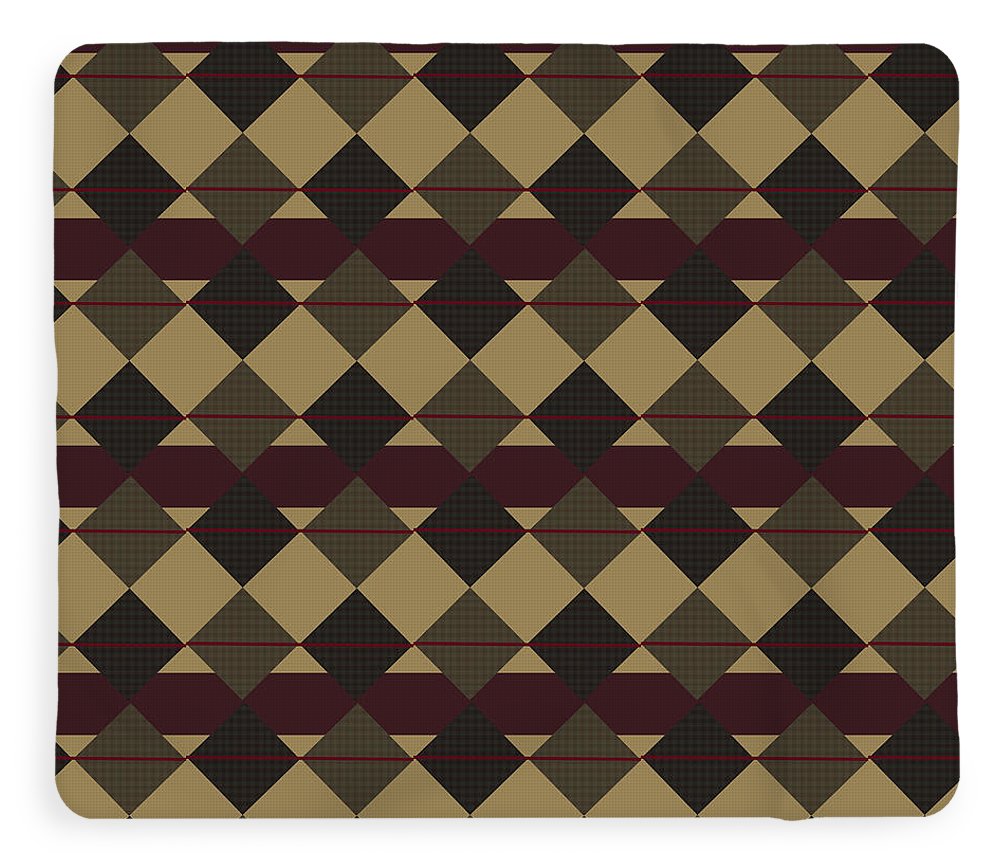 Checkered Brown Plaid - Blanket