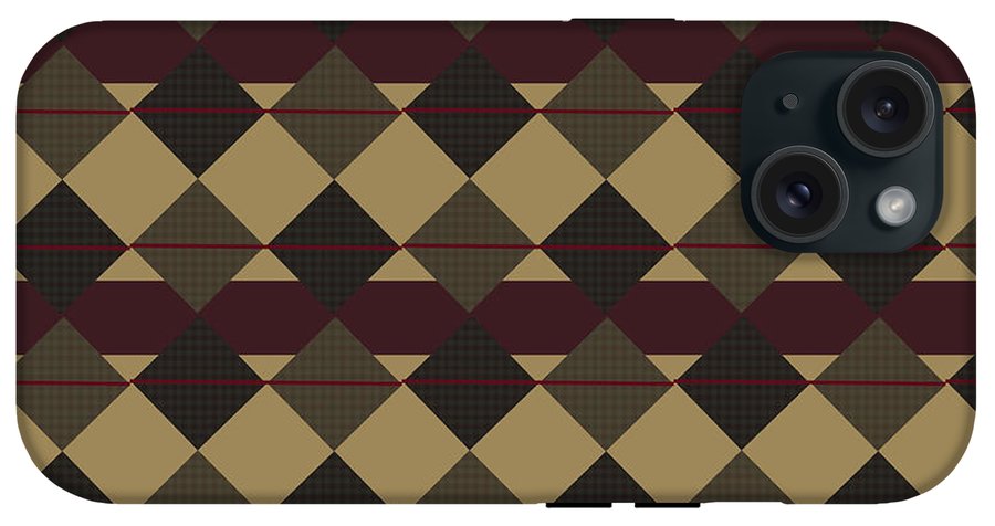 Checkered Brown Plaid - Phone Case