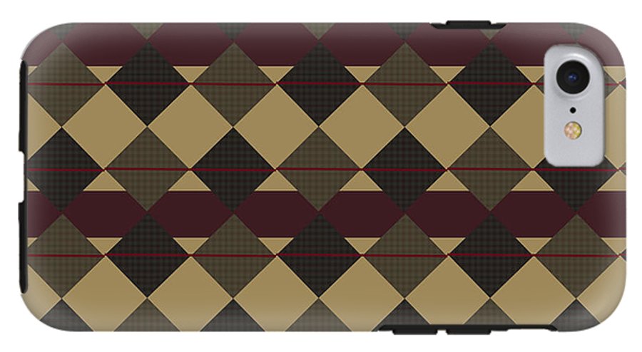 Checkered Brown Plaid - Phone Case