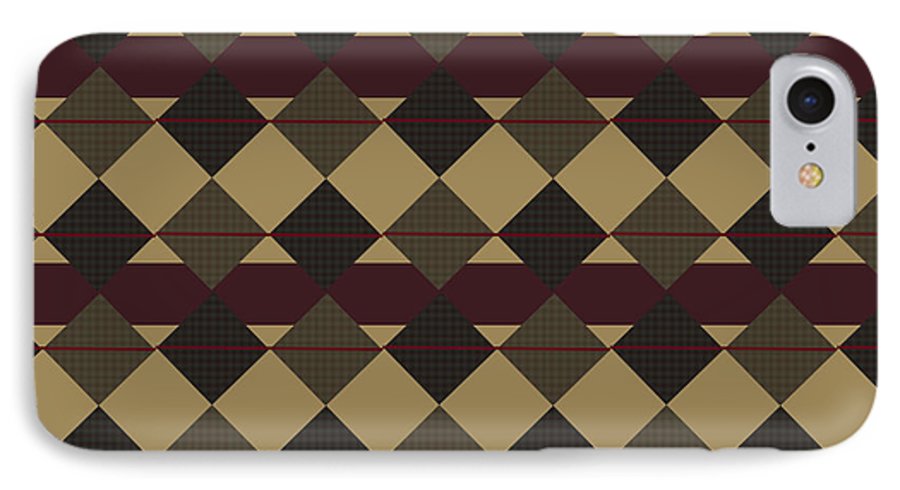 Checkered Brown Plaid - Phone Case