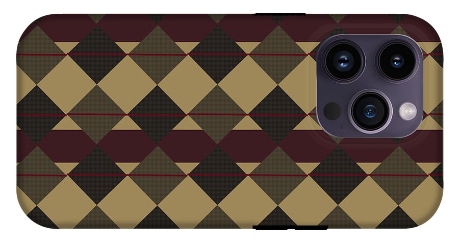 Checkered Brown Plaid - Phone Case