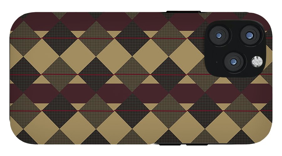 Checkered Brown Plaid - Phone Case