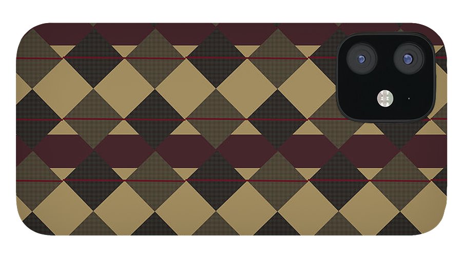 Checkered Brown Plaid - Phone Case