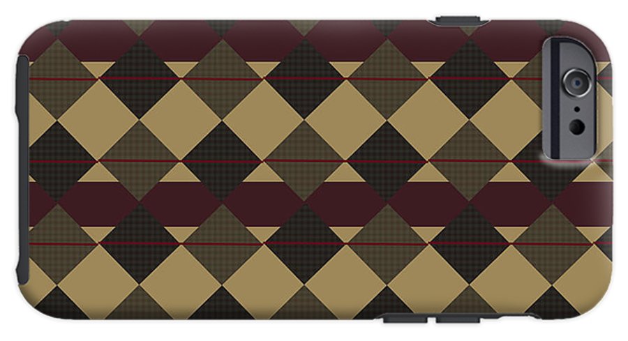 Checkered Brown Plaid - Phone Case