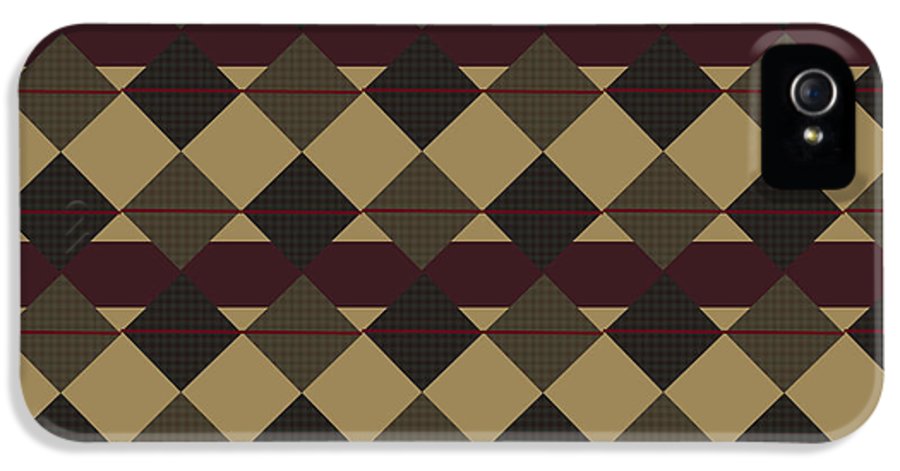 Checkered Brown Plaid - Phone Case