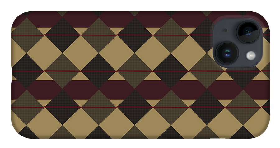 Checkered Brown Plaid - Phone Case