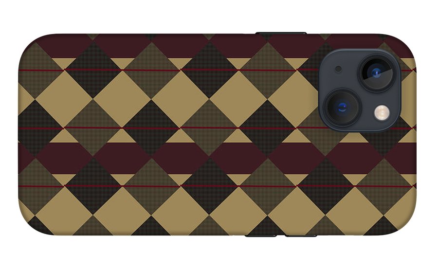 Checkered Brown Plaid - Phone Case