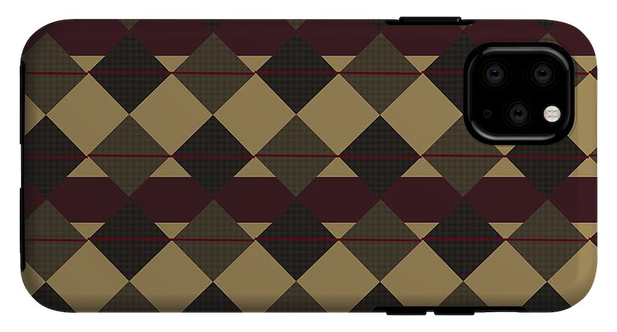 Checkered Brown Plaid - Phone Case