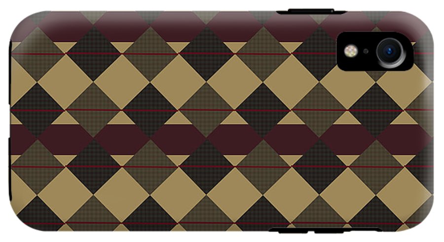 Checkered Brown Plaid - Phone Case