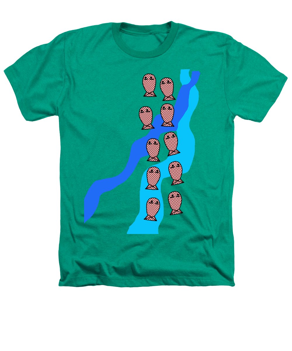 Checkered Fishies - Heathers T-Shirt