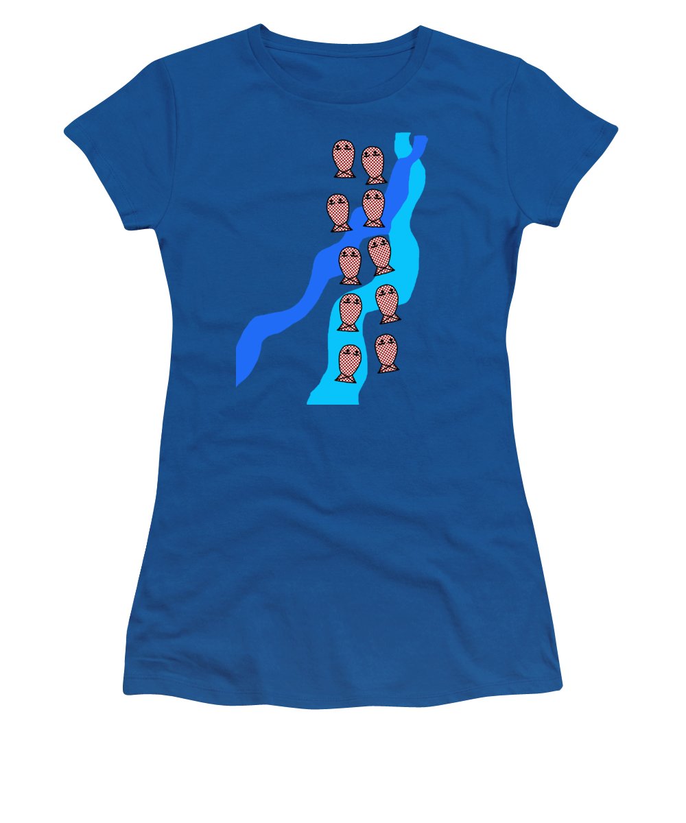 Checkered Fishies - Women's T-Shirt