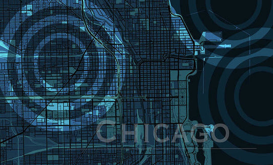 Chicago Map - Art Print