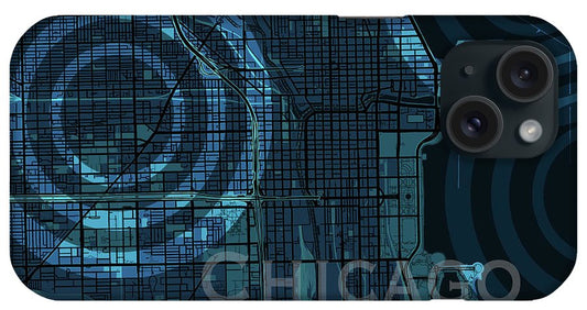 Chicago Map - Phone Case