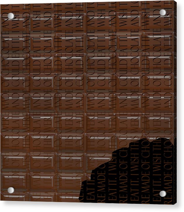Chocolate Bar - Acrylic Print