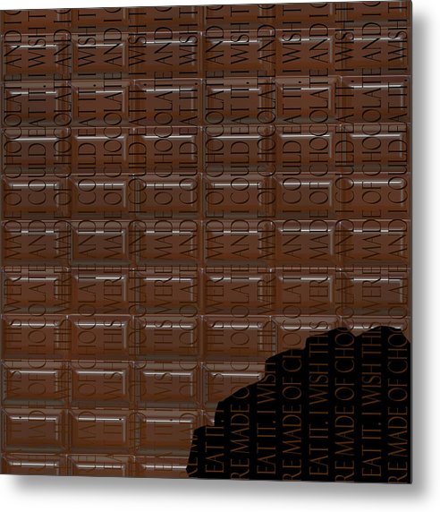 Chocolate Bar - Metal Print