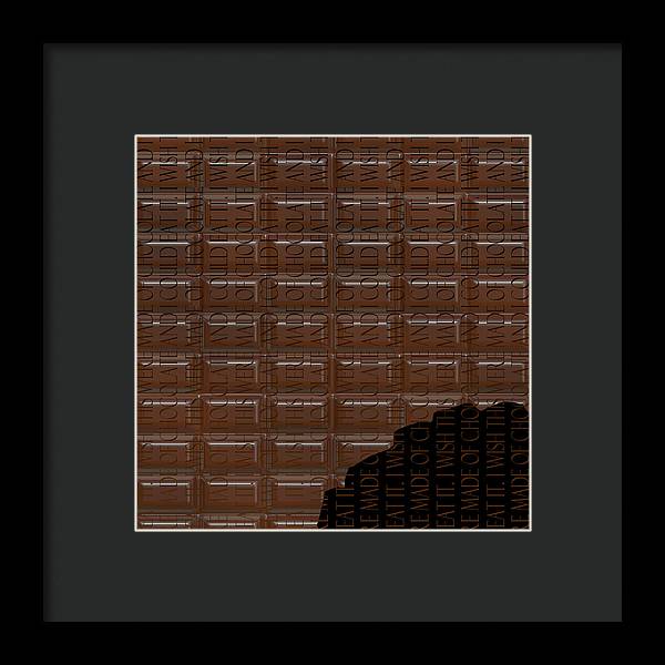 Chocolate Bar - Framed Print