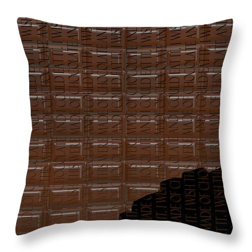 Chocolate Bar - Throw Pillow