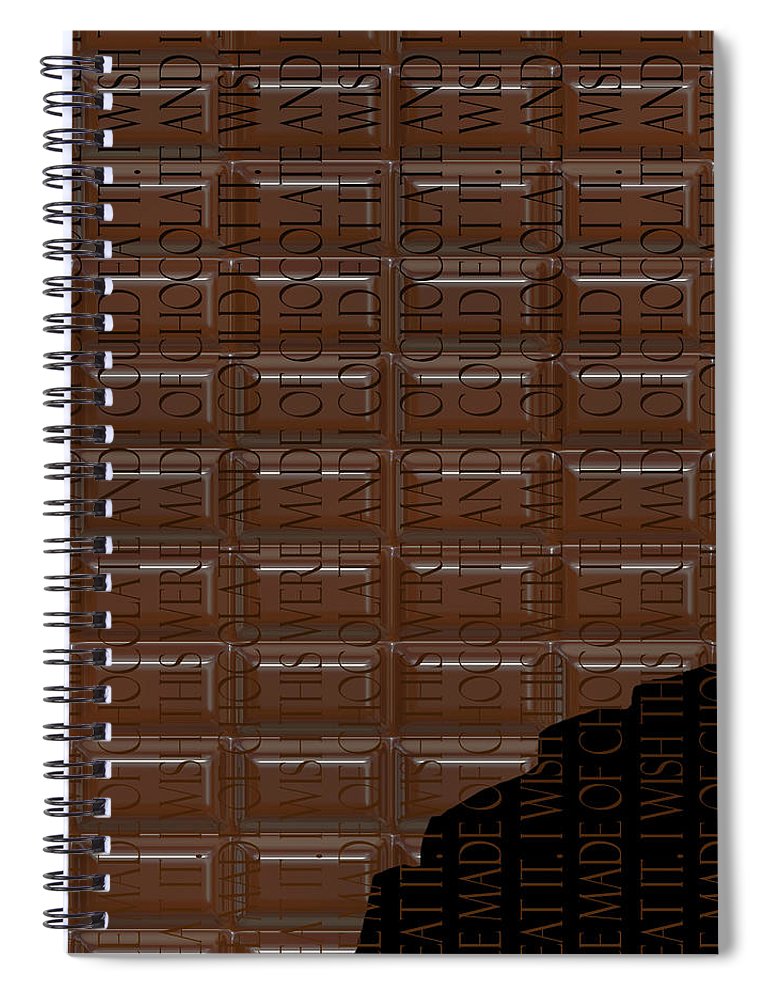 Chocolate Bar - Spiral Notebook