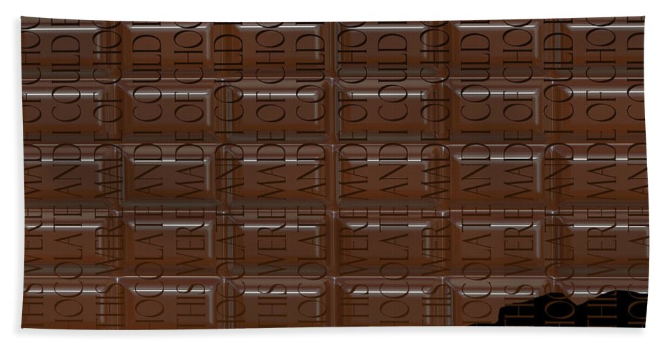 Chocolate Bar - Beach Towel