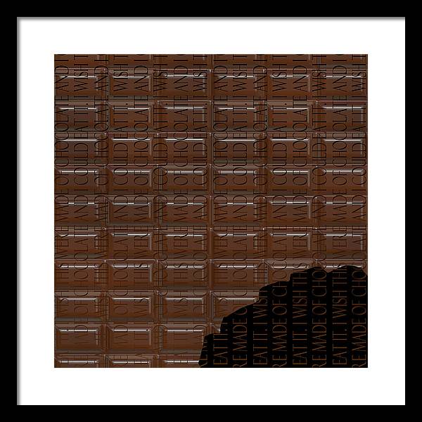 Chocolate Bar - Framed Print