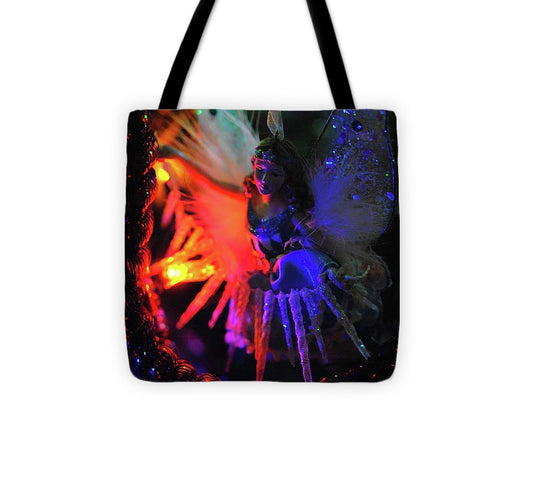 Christmas Lights Angel - Tote Bag