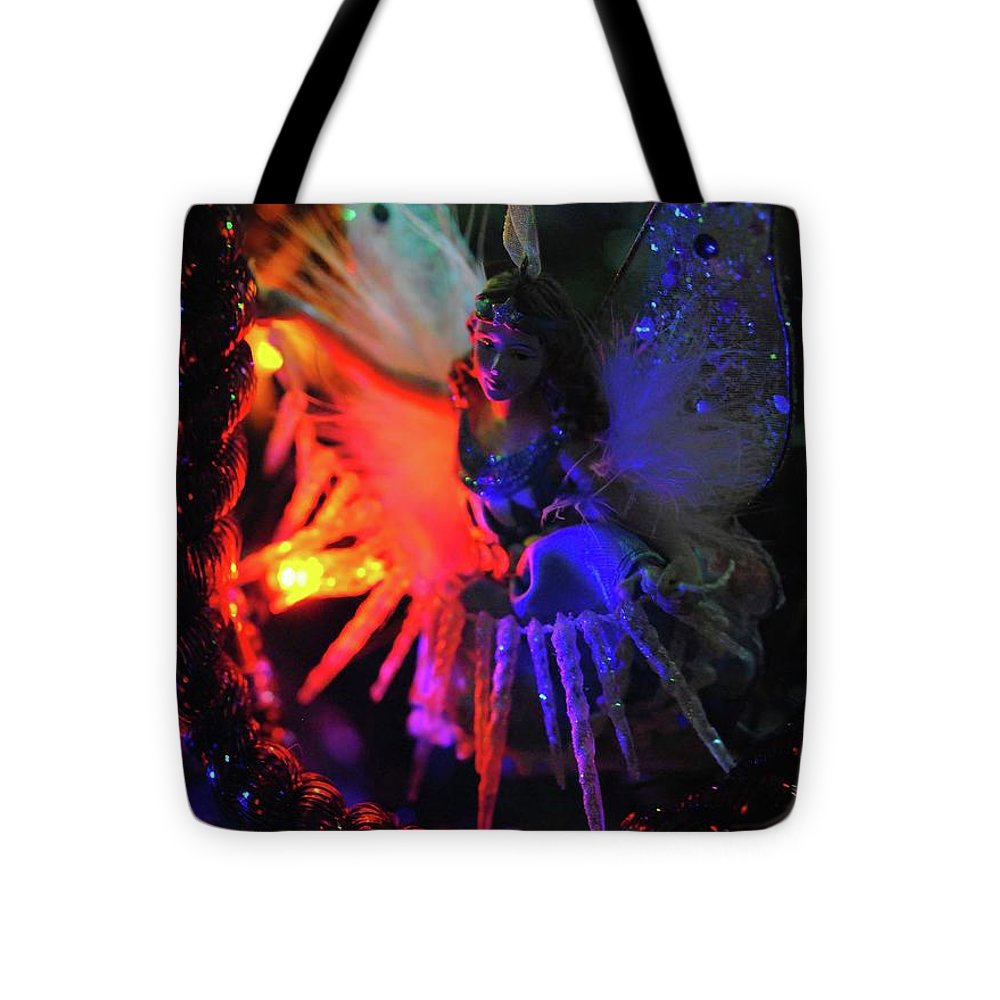 Christmas Lights Angel - Tote Bag