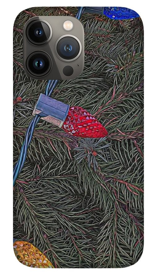 Christmas Lights On The Tree - Phone Case