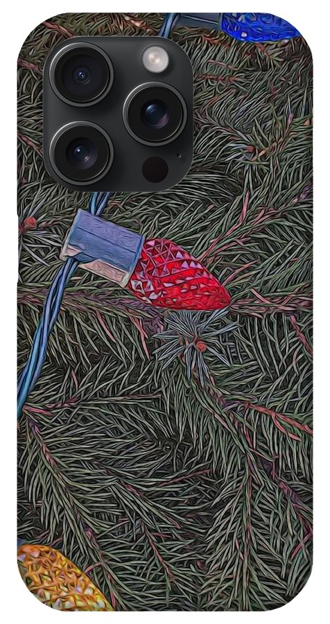 Christmas Lights On The Tree - Phone Case